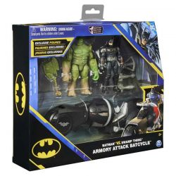 Batman Armory Attack Batcycle med 10 cm Figurer