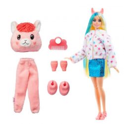 Barbie Cutie Reveal Llama Plush Costume Series Överraskning