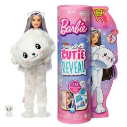 Barbie Cutie Reveal Winter Sparkle Polar Bear Isbjörn Series 3 Överraskning