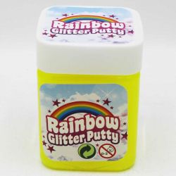 Rainbow Glitter Putty Slime