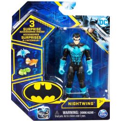 Nightwing Figur med 3 st. överraskningar 10 cm DC Comics