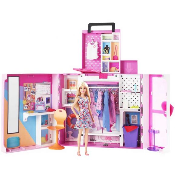 Barbie Dream Closet Garderob docka ingår