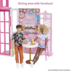Barbie Dockhus med möbler HCD47