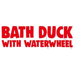 Anka vattenhjul badkarsleksak 28 cm