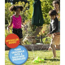Krokodiltandläkare vattenspridare spel