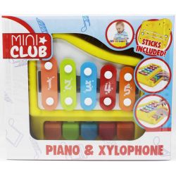 Piano och xylofon babyleksak 18 cm