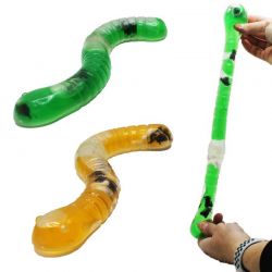 Mask med Slime, larver och flugor 27 cm