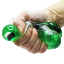 Mask med Slime, larver och flugor 27 cm