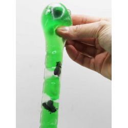 Mask med Slime, larver och flugor 27 cm