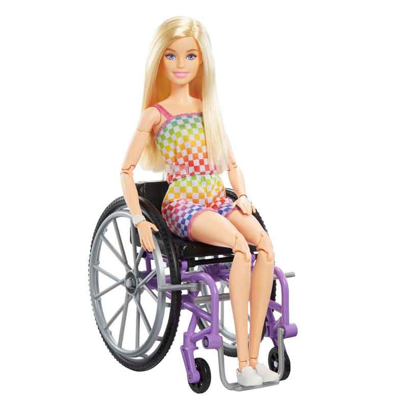 Läs mer om Barbie Fashionista Rullstol Checkers