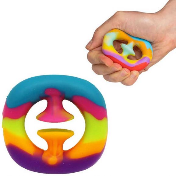 1 st. Push Hand Snapper Rainbow Fidget