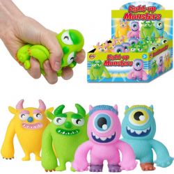 Roligt monster med ljus klämmonster mjuk