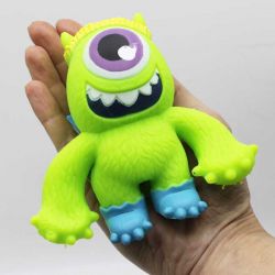 Roligt monster med ljus klämmonster mjuk