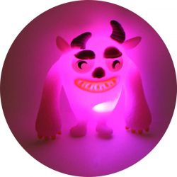 Roligt monster med ljus klämmonster mjuk