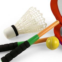 Jumbo Badminton Set till barn