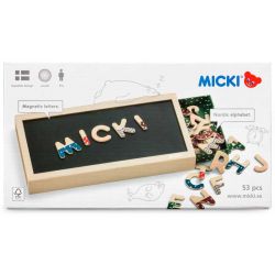Micki Magnetbokstäver och låda Senses