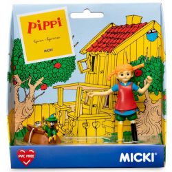 Pippi Långstrump Figurset Micki