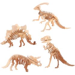 Pussel 3D Dinosaurie Plywood