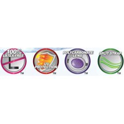 Snorkelset 7 år+ Cyklop Blå till barn Bestway