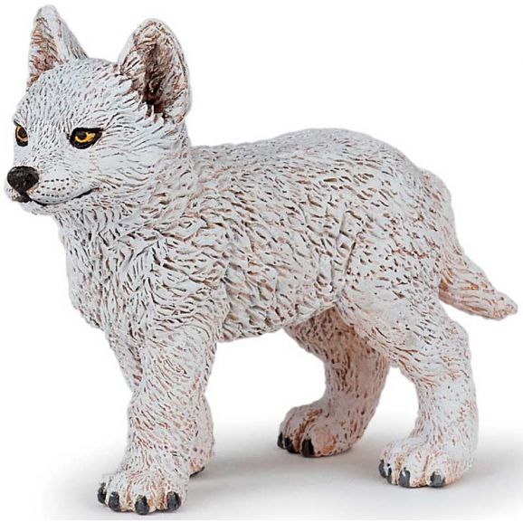 Papo Vargunge vit Young polar wolf
