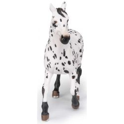 Papo Appaloosa sto vit med svarta prickar