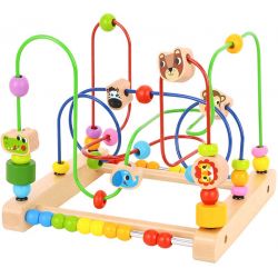 Kulbana i trä till barn aktivitetsleksak Tooky Toy