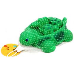 Baddjur med ungar babyleksak