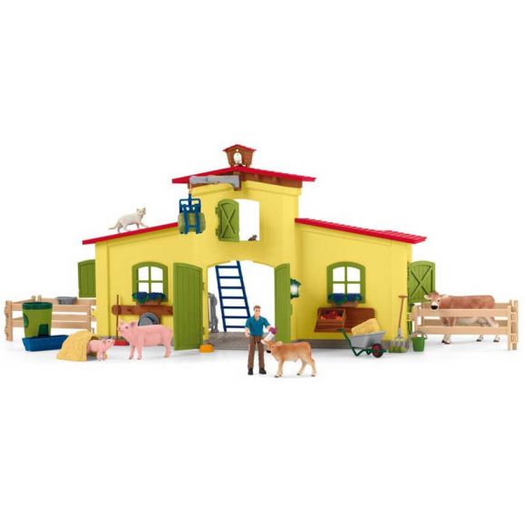 Schleich Bondgård Stor med bondgårdsdjur 42605