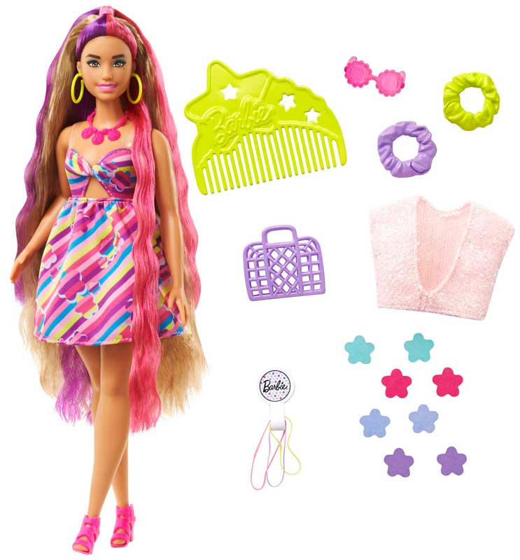 Läs mer om Barbie Totally Hair Tema Blommor HCM89