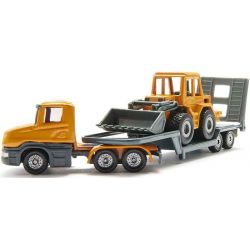 Siku Lastbil med trailer och hjullastare 1616