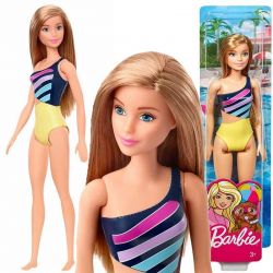 Barbiedocka Beach i en snygg Baddräkt GHW41