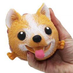 1 st. Mjuk Hund Squeeze klämdjur