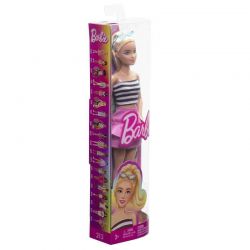 Barbie Fashionistas Blonde With Striped Top, Pink Skirt & Sunglasses, 65th Anniversary Nr 213 HRH11