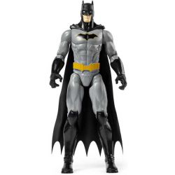 Batman Figur med grå och svart dräkt gul 30 cm DC Comics
