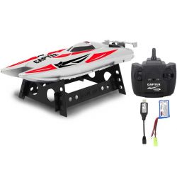 Radiostyrd Båt Capter Speed Boat Vit Jamara 20 km/h