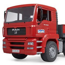 Bruder Lastbil MAN TGA Trailer och Manitou Lastare 02774