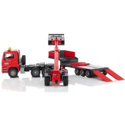 Bruder Lastbil MAN TGA Trailer och Manitou Lastare 02774