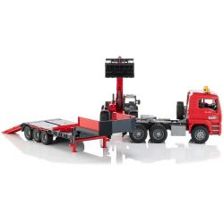 Bruder Lastbil MAN TGA Trailer och Manitou Lastare 02774
