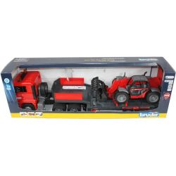 Bruder Lastbil MAN TGA Trailer och Manitou Lastare 02774
