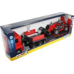 Bruder Lastbil MAN TGA Trailer och Manitou Lastare 02774