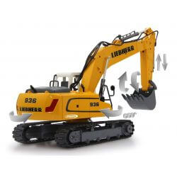 Radiostyrd Liebherr grävmaskin R936 med rivningsset Jamara 1:20