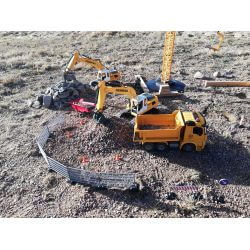 Radiostyrd Liebherr grävmaskin R936 Jamara med rivningsset 1:20 - 2,4 Ghz