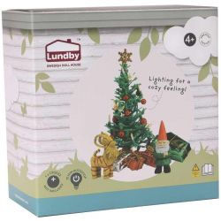 Lundby Julgransset med Tomte Batteridrivet