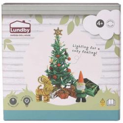 Lundby Julgransset med Tomte Batteridrivet