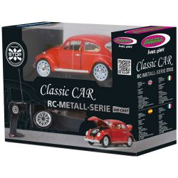 Radiostyrd Bil VW Beetle Die Cast Röd Jamara 1:18