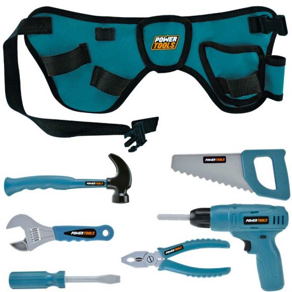 Verktygsbälte till barn och leksaksverktyg Power Tools