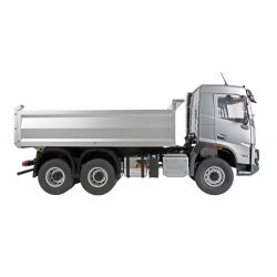 VOLVO FMX E015 DUMP TRUCK 6X4 1/14 RTR SILVER