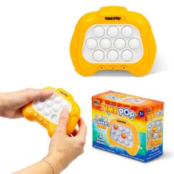 TIME POP LIGHT UP PUSH POPPER GAME ORANGE