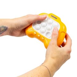 TIME POP LIGHT UP PUSH POPPER GAME ORANGE