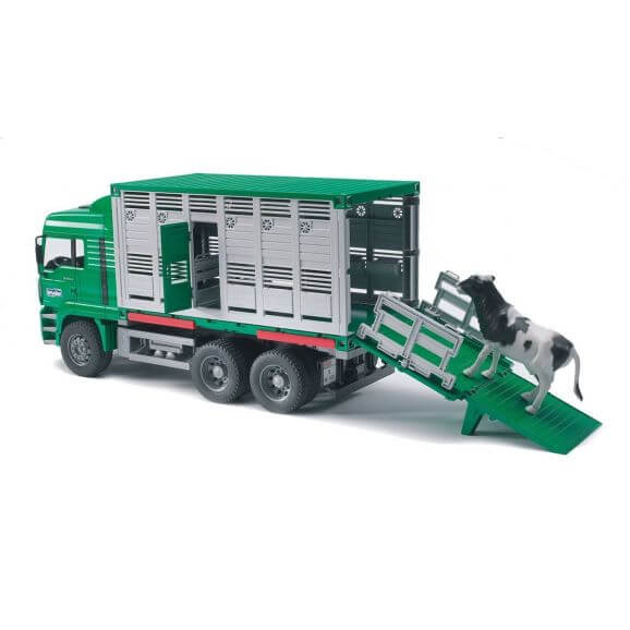 Bruder MAN Djurtransport lastbil 02749